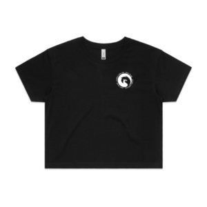 AOD Games Crop Tee - Black
