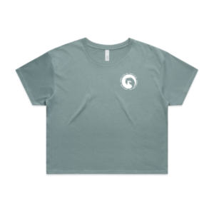 AOD Games Crop Tee - Mineral